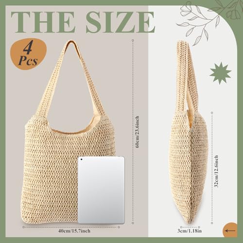 Dansydaisy 4 Bolsos de Playa Tejidos a Mano miniatura 4