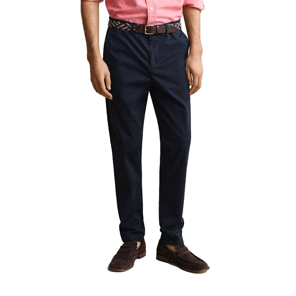 Gant Men's Blue Chinos in Size 34 R, Sports Direct