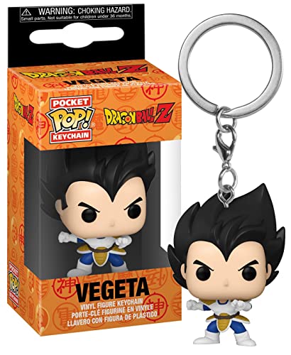 Funko Pop! Keychain: DBZ - Vegeta Dragon Ball Z - Minifigura de Vinilo Coleccionable Llavero Original - Relleno de Calcetines - Idea de Regalo- Mercancia Oficial - Anime Fans - Minifigura