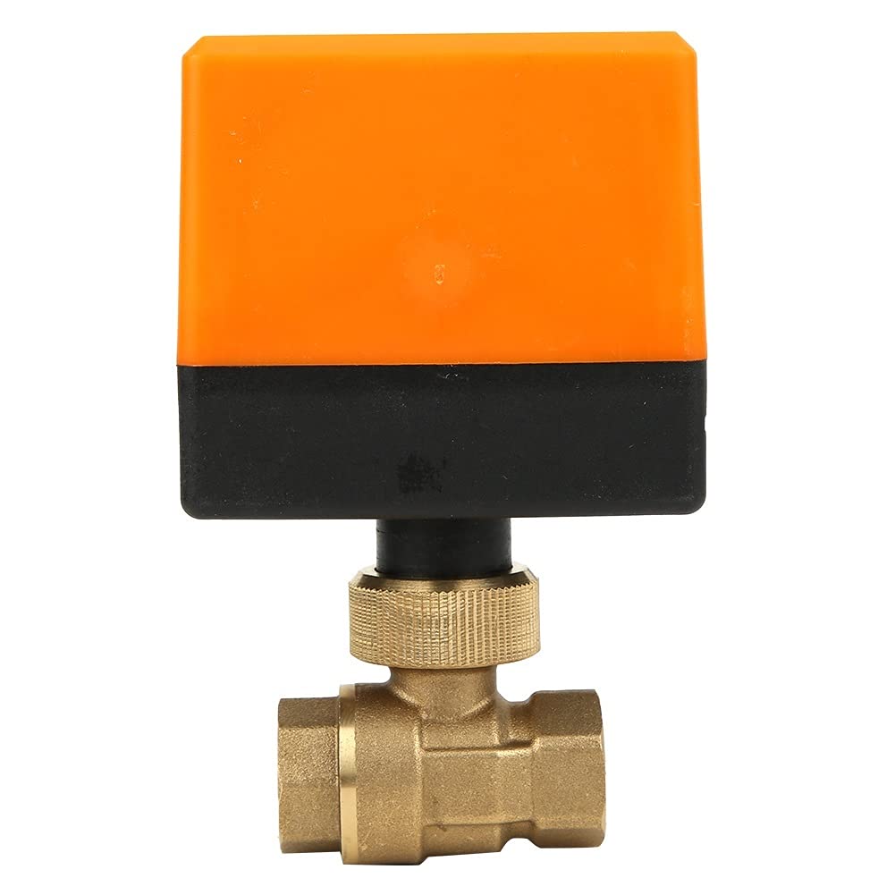 ZXGRfdefa Solenoid valve, AC220V G1 Brass Motorized Ball Valve 3-Wire 2 Control 90 Degree Rotation Electric Actuator