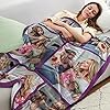 MeMoShe Personalized Mothers Day Blanket Gifts from Daughter Son Custom Blanket with Photos Customized Picture Blankets Gifts for Mom Women Thank You Gifts for Grandma Mother in Law #1