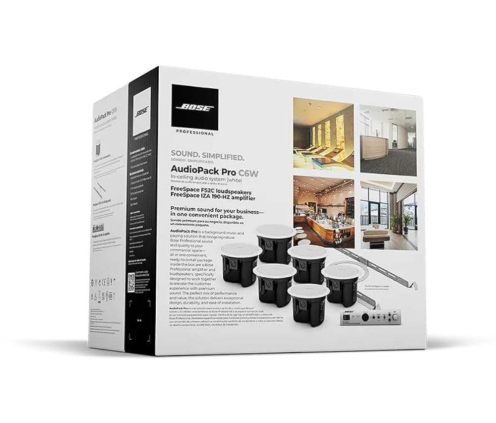 【業務用】BOSE ACTIVE EQ他 COMP 6Uラックセット Amazon.com: Bose Professional AudioPack Pro C6 120-volt in