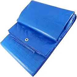 Capa Para piscina Impermeável 3,5x6,5m 310 micras Azul Com Kit De Intalação