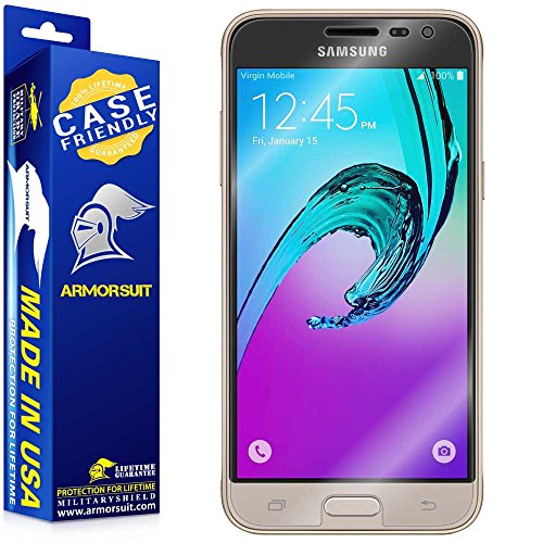 ArmorSuit MilitaryShield [Case Friendly] Screen Protector for Samsung Galaxy Amp Prime/Galaxy J3 (2016)/Galaxy Sol - Anti-Bubble HD Clear Film