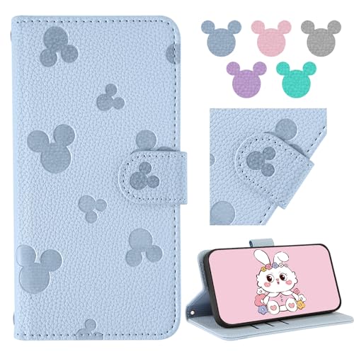 �yQribo�z�R���p�` Doogee Note 58 / 58 Pro �P�[�X �蒠�^ ���n�̂��킢���N���V�b�N�ȃ~�b�L�[�̃A�o�^�[ �y�� ���^ �}�O�l�b�g�� �K�� Doogee Note 58 Pro �P�[�X�蒠�^ �J�[�h���[ �X�^���h�@�\ �Ռ��z�� ��