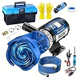 10 Reviews of the Best Rv Macerator Pump for Efficient Waste 8 CrestWave RV Macerator Pump - Fast 4-Minute Emptying for RV & Boat Tanks | 12GPM, 10FT Lift | 12V 144W Copper Motor, SK5 Blades, Full Protection Kit | Hose Included