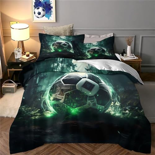 Housse couette loup hypoallergique en microfibre douce anti-acarien