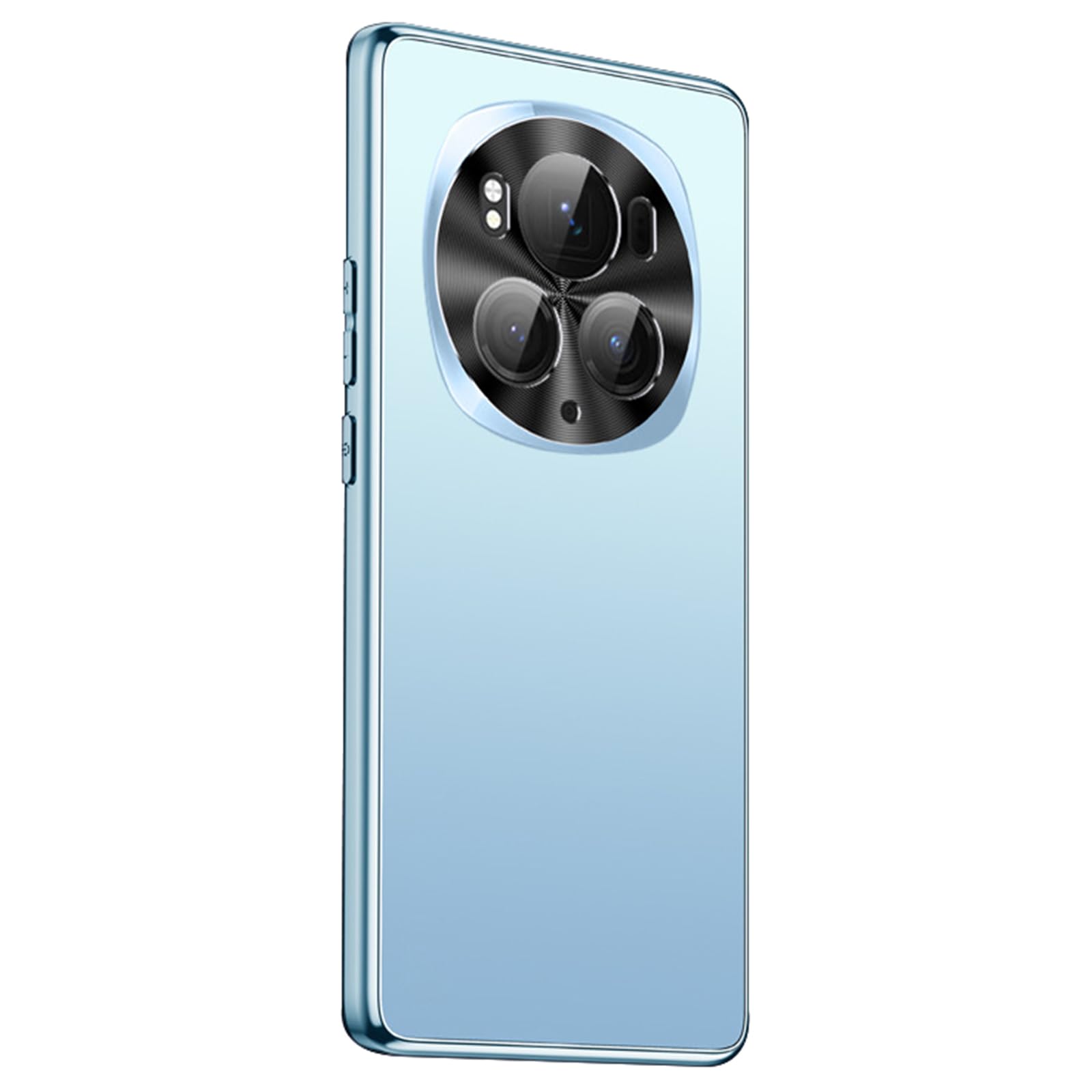 AXUEQIN- Case for Honor Magic 6Pro/Magic 6,Matte PC Metal Lens Full Coverage Shockproof Ultra-Thin Waterproof and Oil -Proof Shell Hard Case (Honor Magic 6Pro/Magic 6,Blue)