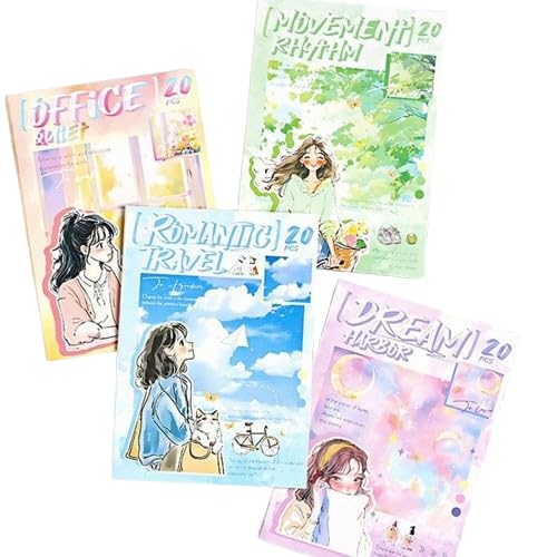 シールブック 型抜き 水彩 手描き風 大きめ 人物シール 女の子 女子 少女 人物 全身 後ろ姿 料理 家事 運動 女性 体操 女子 本 イラスト シール 20頁 コラージュ素材 かわいい おしゃれ 植物 動物 犬 いぬ 生活 雑貨 小物 デコレーション