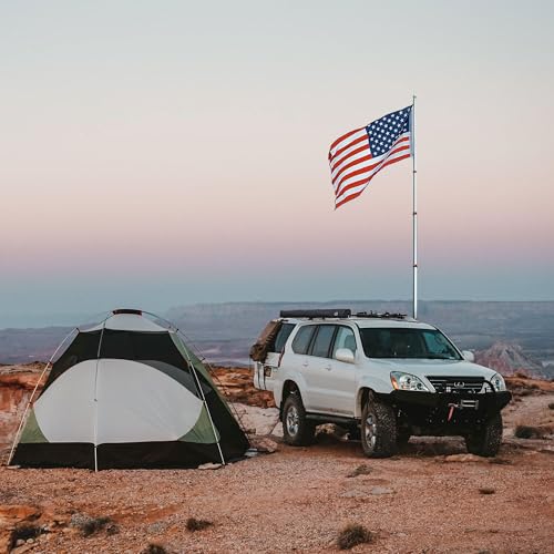 Yeshom FBA_22FLP001-20-F1-N Yescom 20Ft Telescopic Flag Pole Kit thumb #3