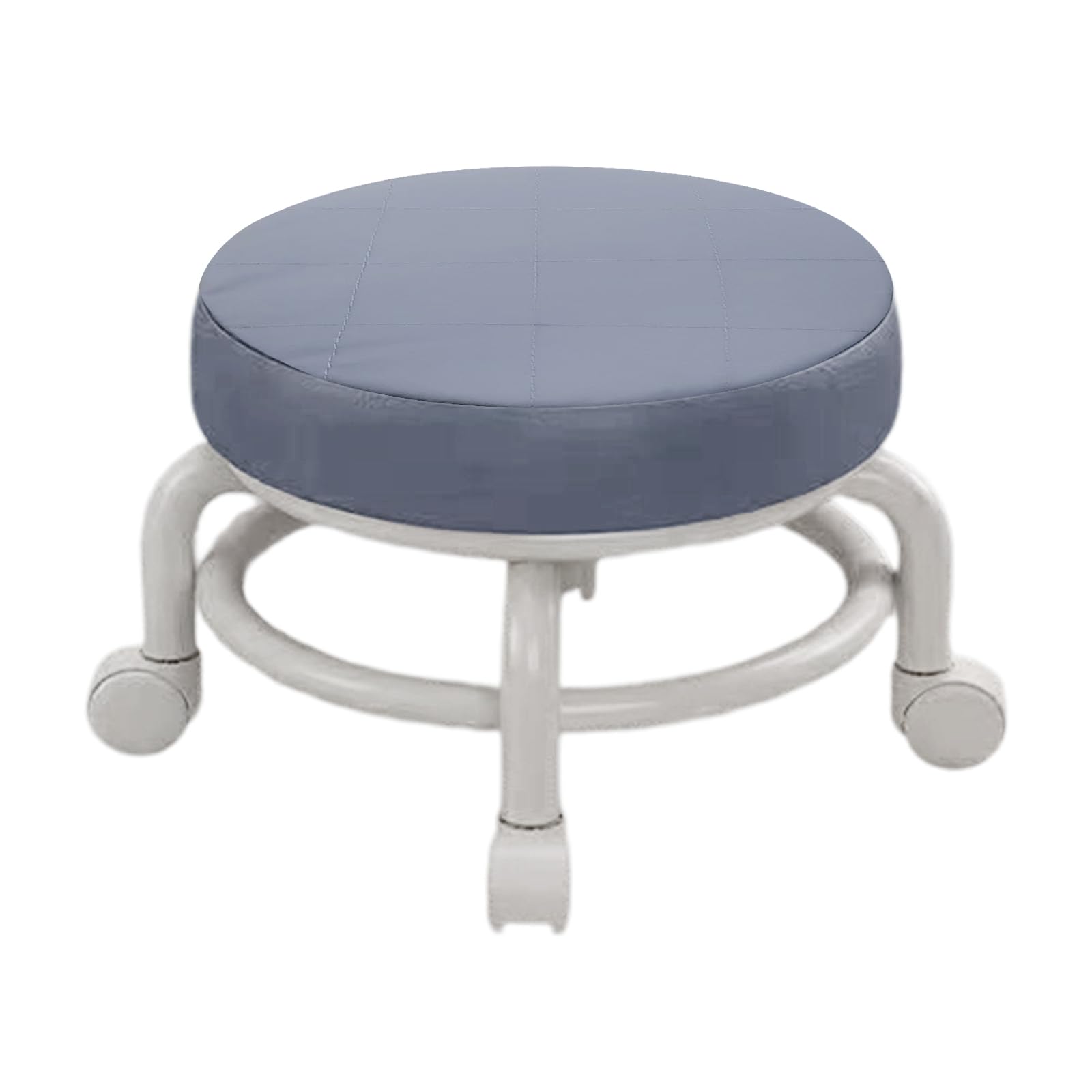 Xjdzineq Multipurpose Baby Training Stool with Smooth Casters, 360 Rotation & Base for Infant Balance Practice and Home Use Sturdy Toddler Stool with Casters