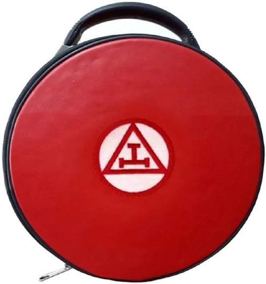 Masonic Royal Arch Hat/Cap Case Red