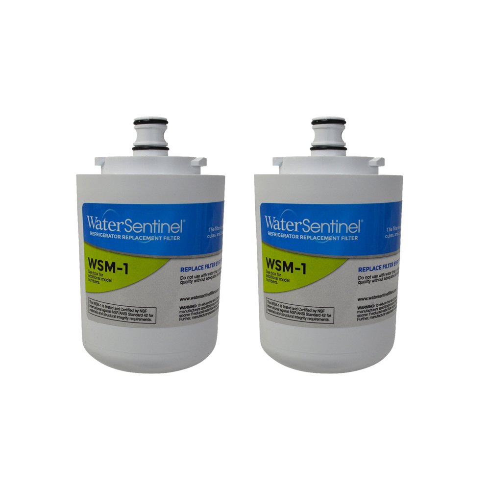 WaterSentinel WSM-1 Filtro de repuesto para refrigerador: se adapta a filtros Whirlpool FILTER 7 (2 unidades)