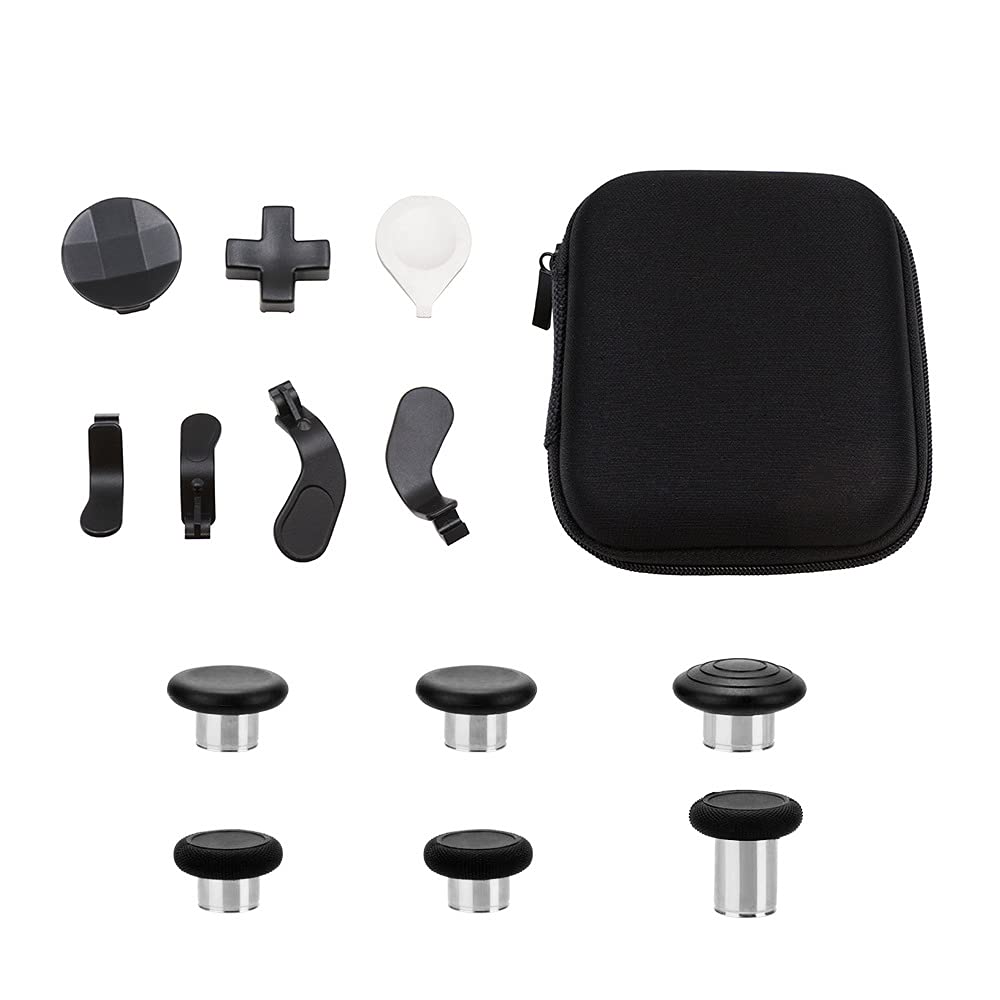 MOUDOAUER Juego de paletas de mando duradero con mando de mando para cambiar joysticks y paletas en D, piezas de juego para Xbox