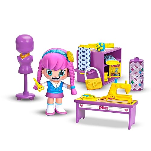 Pinypon - by PINY, Clase Fashion, playset Escenario dise&ntilde;o de Moda y Accesorios...