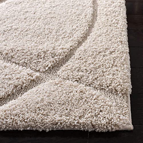 Image of Modern Fluffy Silky Micro Fiber Polyster Carpet /Runner for Bedroom, Study Room, Playing Room, Guest Room ETC 5x8 Feet C-45
