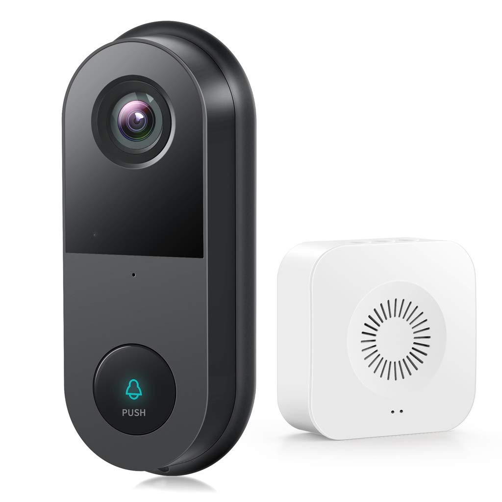 Amazon.co.jp: 2K ビデオ ドアベル カメラ スマート WiFi ワイヤレス