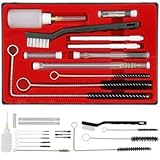 CANOPUS Professional Spray Gun Cleaning Kit with Case, 23 Piece Complete Set for Cleaning HVLP Spray Guns, Paint Guns, Air Tools, Airbrush