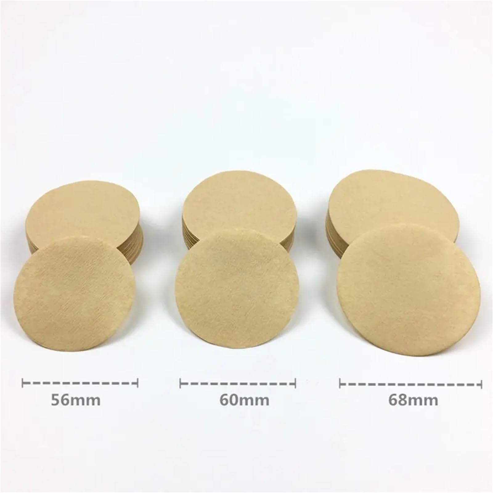 1500 piezas de papel colador for cafetera moka, accesorios filtración, filtro café Para Cafeteras De Goteo(60.0mm)