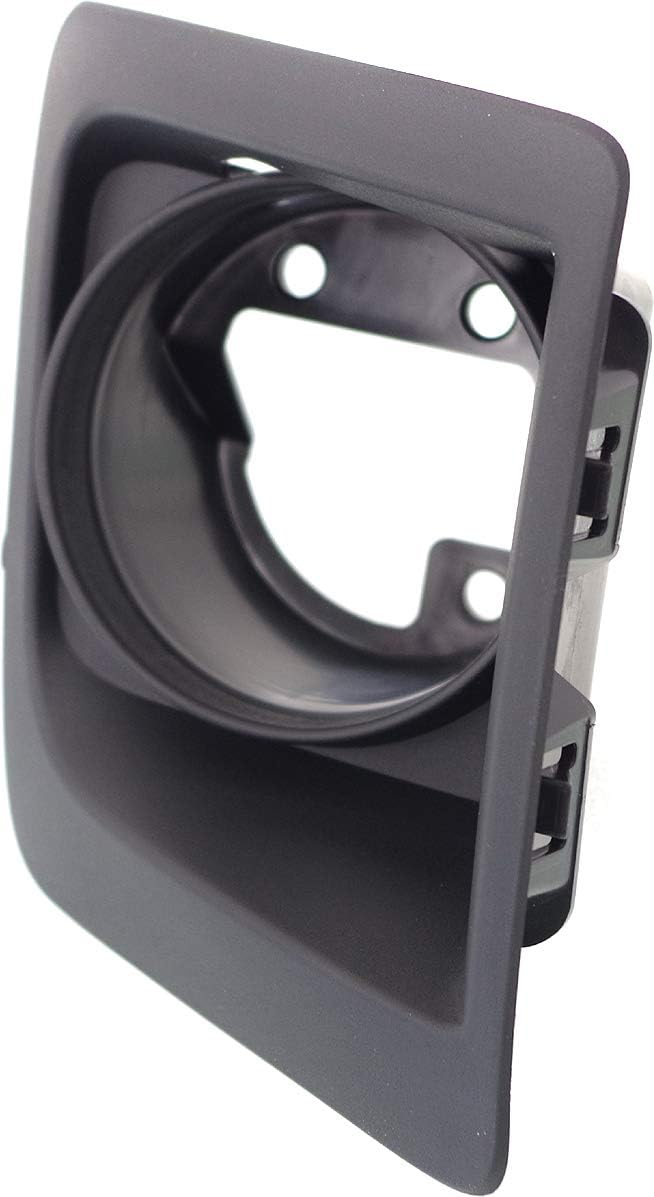 Garage-Pro Fog Light Trim Compatible with GMC Sierra 1500 2014-2015 Front, Passenger Side, For Models With Chrome Type Bumper, Textured Black