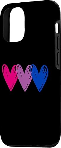 Miniatura 2 de Funda bisexual para iPhone 13 Pro con corazones de bandera sexual LGBTQ Pride