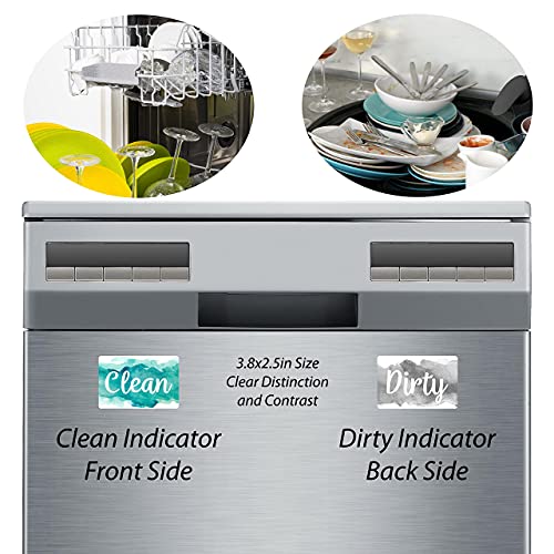 Imán decorativo para lavavajillas Aqua & Gray miniatura 6