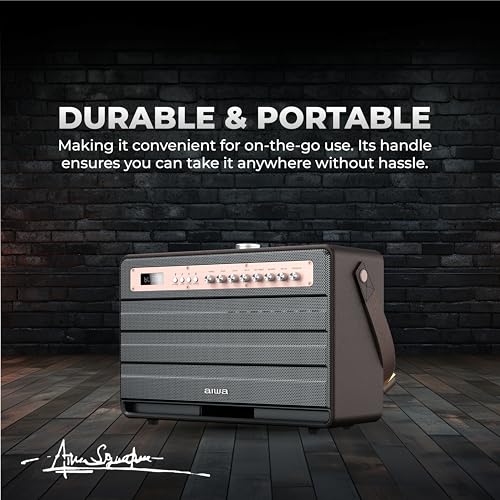 Image of Aiwa MI-X450 Pro Enigma high Efficiency Audio with Retro Styling, Rose Gold, Medium