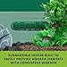 Zilla Aquatic Reptile Heater, Fully Submersible, Auto-shut Off, for Terrariums up to 40 Gallons