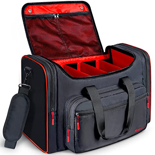 Padded Sneaker Bag, Sneaker Travel Bags With 3 Adjustable Dividers Fit 4 Pairs, Waterproof Sneaker Duffle Bags With Insulated Pocket, Sports Gym Bag For Basketball, Shoes, Cloth, Sneakerhead Gifts #TOP18