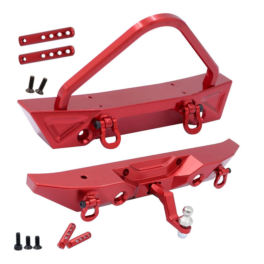 Aluminiowe zderzaki przód i tył do RC 1/12 128 terenowy