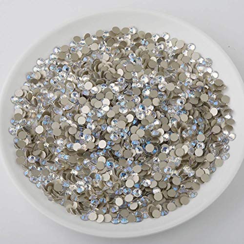 Image of Beadsland 1440 Pieces Flat Back Rhinestones, Nail Crystals Rhinestones for Nails, Blue Moonlight, SS20 (4.6-4.8 mm)
