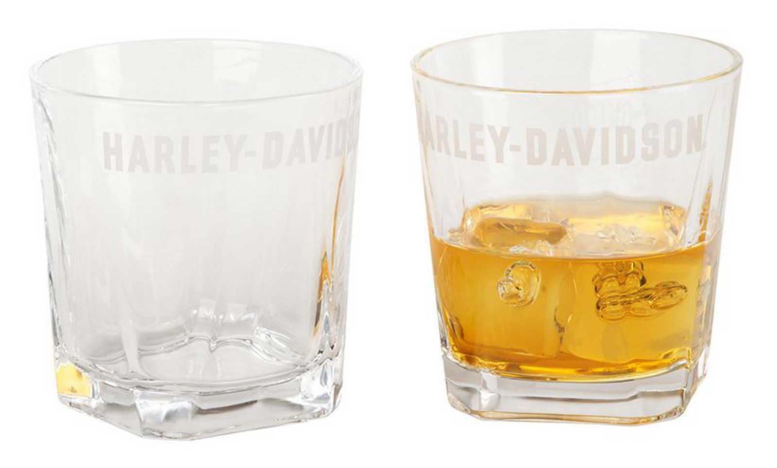 Harley-Davidson H-D Etched Rocks Gläser Set (2 Stk.)