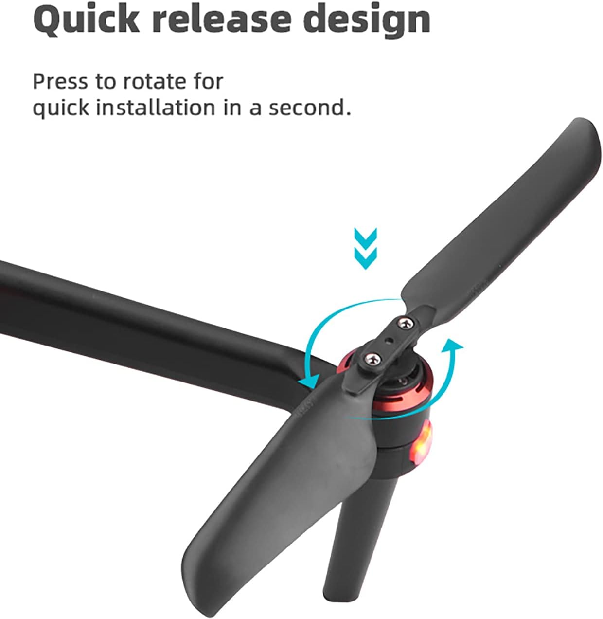 Low-Noise Propellers Compatible for Autel Robotics EVO II/Pro/EVO 2 Pro/EVO 2 Drone Propellers Blades Quick Release Foldable Wings Quadcopter Accessory Replacement