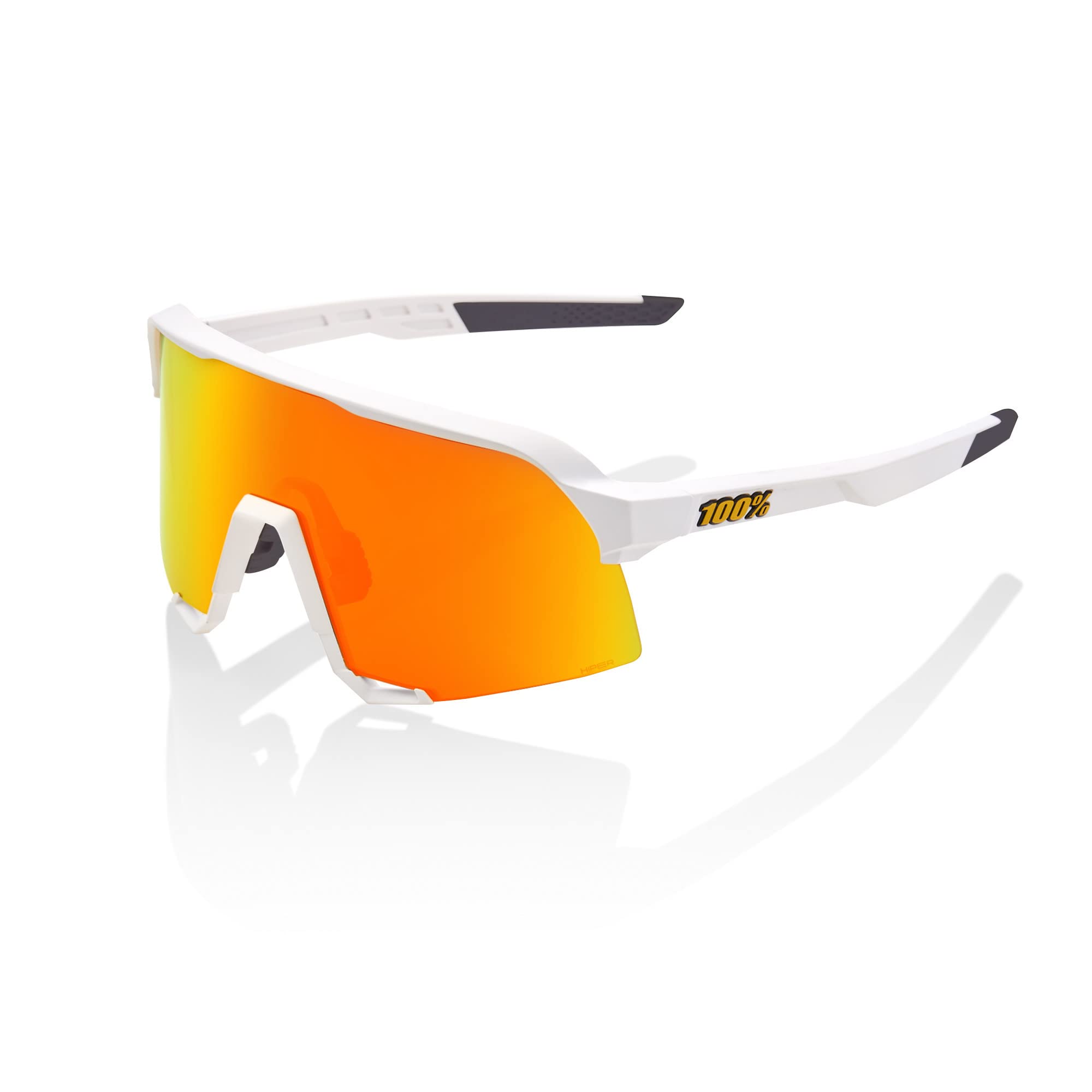 100% S3 Soft Tact White w/HiPER® Red Multilayer Mirror Lens