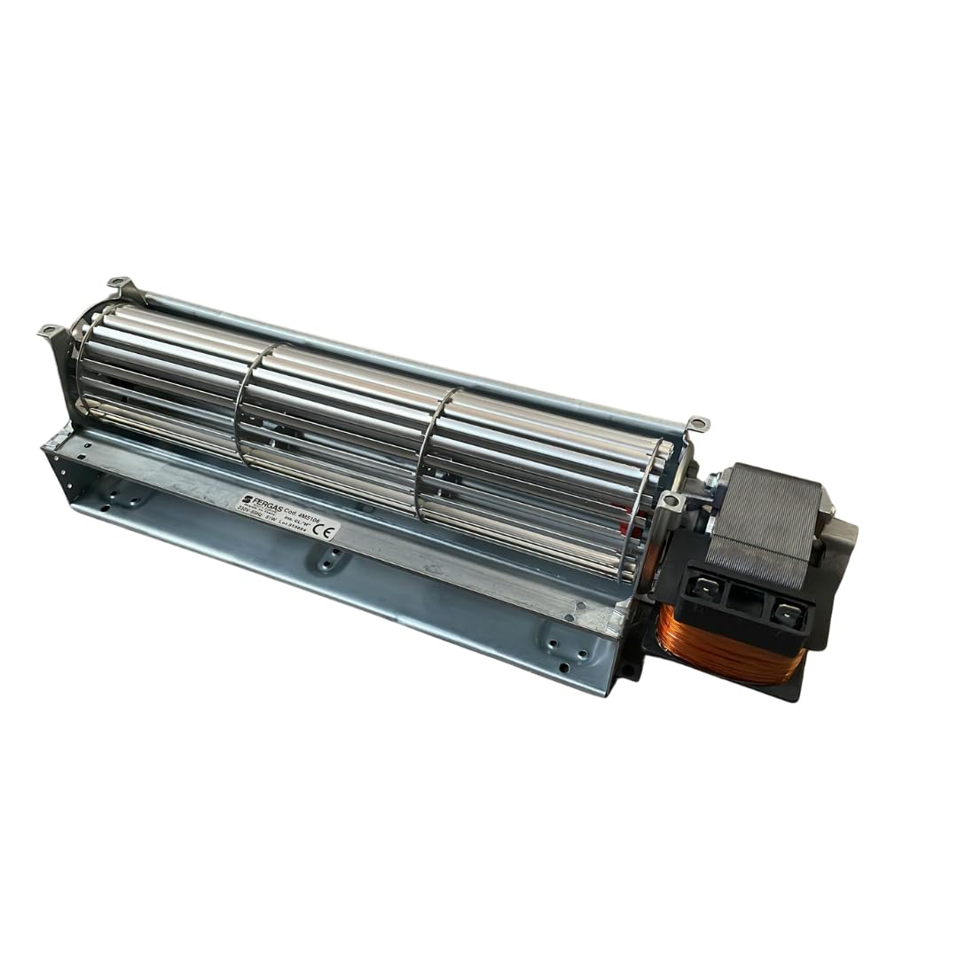 Ventola Tangenziale Per Stufa A Pellet, 38 W, Pacchetto Con 30 Mm Di Diametro, Lunghezza 350 Mm, Modello 113514