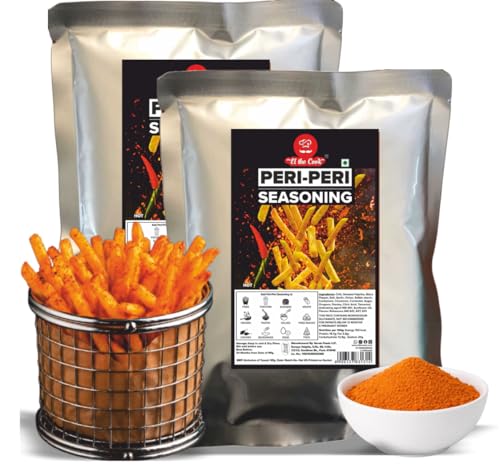 Image of EL The Cook Peri Peri Sprinkler Masala Seasoning 2 kg pack | Sprinkle on snacks like Fries, Popcorn, Sandwiches, Pasta, Noodles, Chips, Chicken | Multipurpose 2 KG