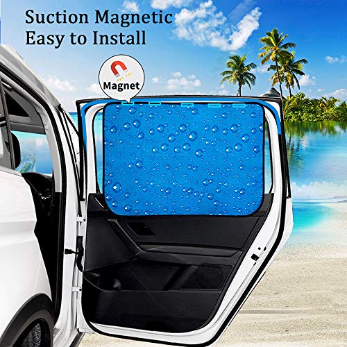 Aokway Car Sun Shade Car Window Shade Double Thickness Rear Side Window Auto Sunshades Universal Fit For Rv Truck For Baby Uv Protection 2 Pack #TOP1