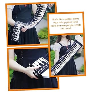 Abaodam mini-clavier piano électronique pliable enroulable plier le piano oud instrument portable piano numérique claviers piano enroulable piano enroulable pliable Composant élèctronique - Les Beatles, Paul McCartney, John Lennon, RIngo Starr, George Harrison Abaodam mini-clavier piano électronique pliable enroulable plier le piano oud instrument portable piano numérique claviers piano enroulable piano enroulable pliable Composant élèctronique – Image 6