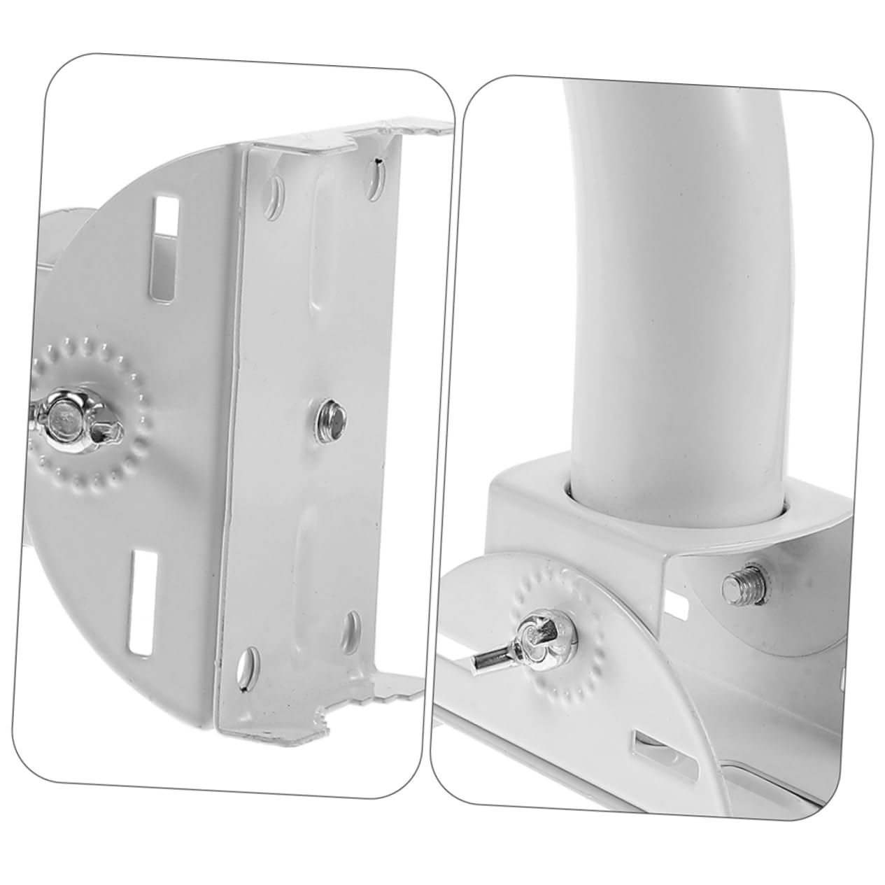 Gatuida 4pezzi Antenna Mounting Pole Inossidabile Per Installazione Esterna Per Rete Wireless e Sistemi Di Monitoraggio