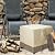 SheeChung Fire Pit Cover Square 28" L x 28" W x 25" H Waterproof 600D Heavy Duty Patio Fire Pit Table Cover Fits 24-28 Inch Firepit Bowl Outdoor Cover Beige