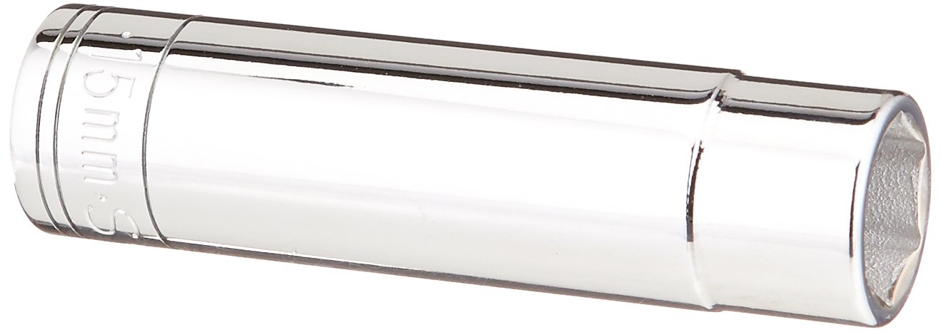 Douille profonde 15 mm anti-ripage SK 40015 en chrome pour un serrage puissant en force