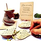 libro firmas boda mr wonderful Recuerda las emociones de tus seres queridos y amigos. Nuestro libro de invitados alternativo decorará sus vacaciones y les dará a sus seres queridos la oportunidad de dejar sus deseos en corazones de madera.