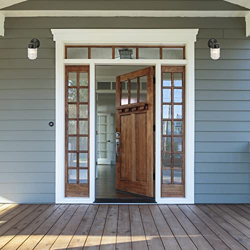 Image of Design House Moderno Eastport Keyed Entry Handleset, Matte Black | 2-Way Adjustable, Surface, Contemporary /Modern, Zinc, Hardware, 582643