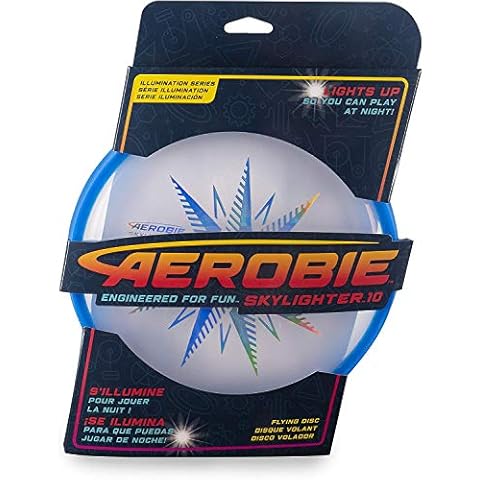 Aerobie Skylighter 10 Ultimate Flying Disc w/Super Bright Long Lasting LEDs (Blue) Cover