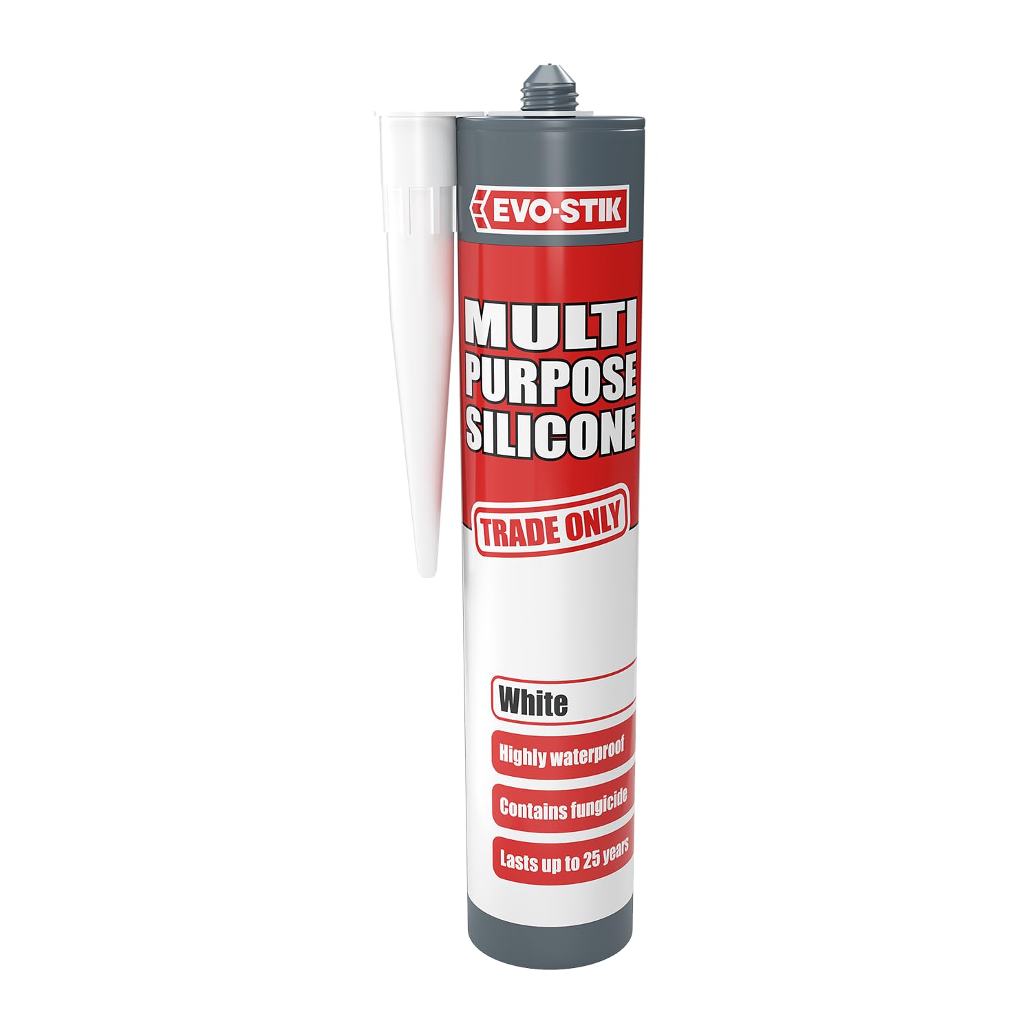 Evo-Stik White Multi-Purpose Silicone Sealant C20