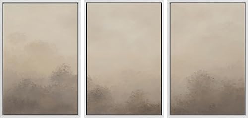 Miniatura 8 de SIGNWIN Lienzo enmarcado para pared juego de arte de pintura moderna de mediados de siglo trazos de formas abstractas ilustraciones arte moderno