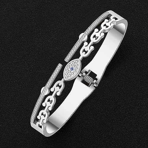Bracelet œil bleu charms œil du diable protection femmes