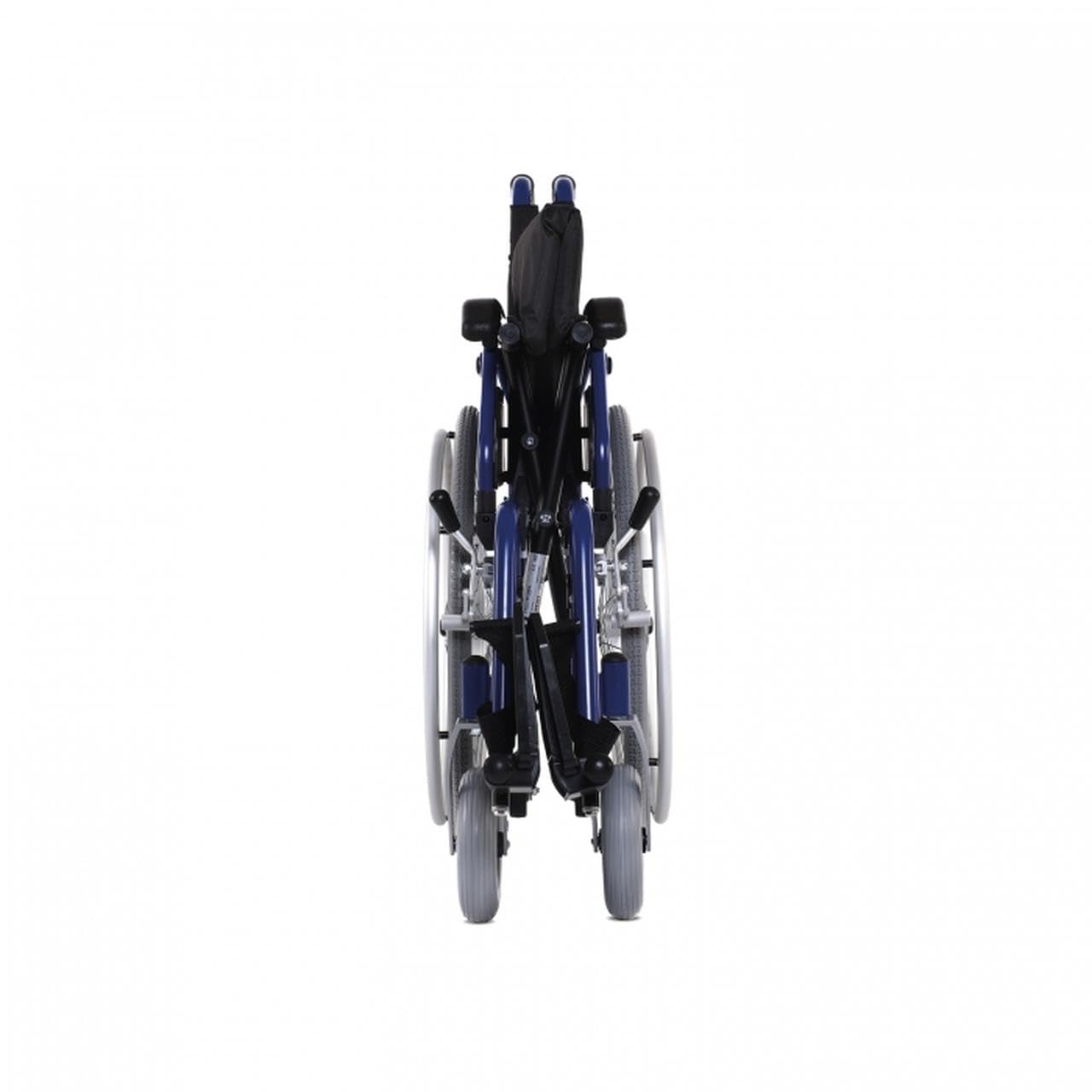 Carrozzina pieghevole leggera INTERMED E-LIGHT 2P 52 - ad autospinta - Telaio in alluminio - Seduta cm.52 - In omaggio CUSCINO ANTIDECUBITO IN FIBRA CAVA