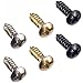 Canomo Pack of 150 Guitar and Bass Pickguard Plate Mounting Screws, 3 Color