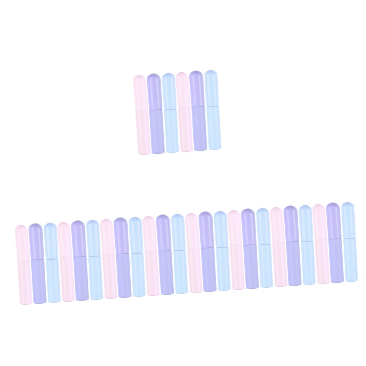 FOMIYES 5 Sets Silikon-lippenpinsel-set Lippenapplikator Lippenpeelingpinsel -lippenpinsel Für Lippenstift Make-up-set 6 Stück * 5